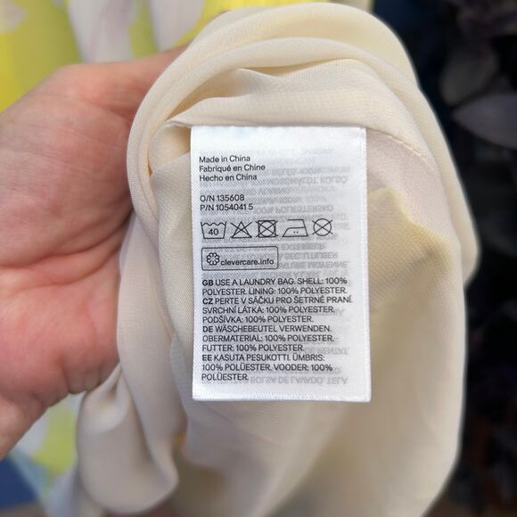 h&m yellow floral maxi dress - Picture 5 of 7